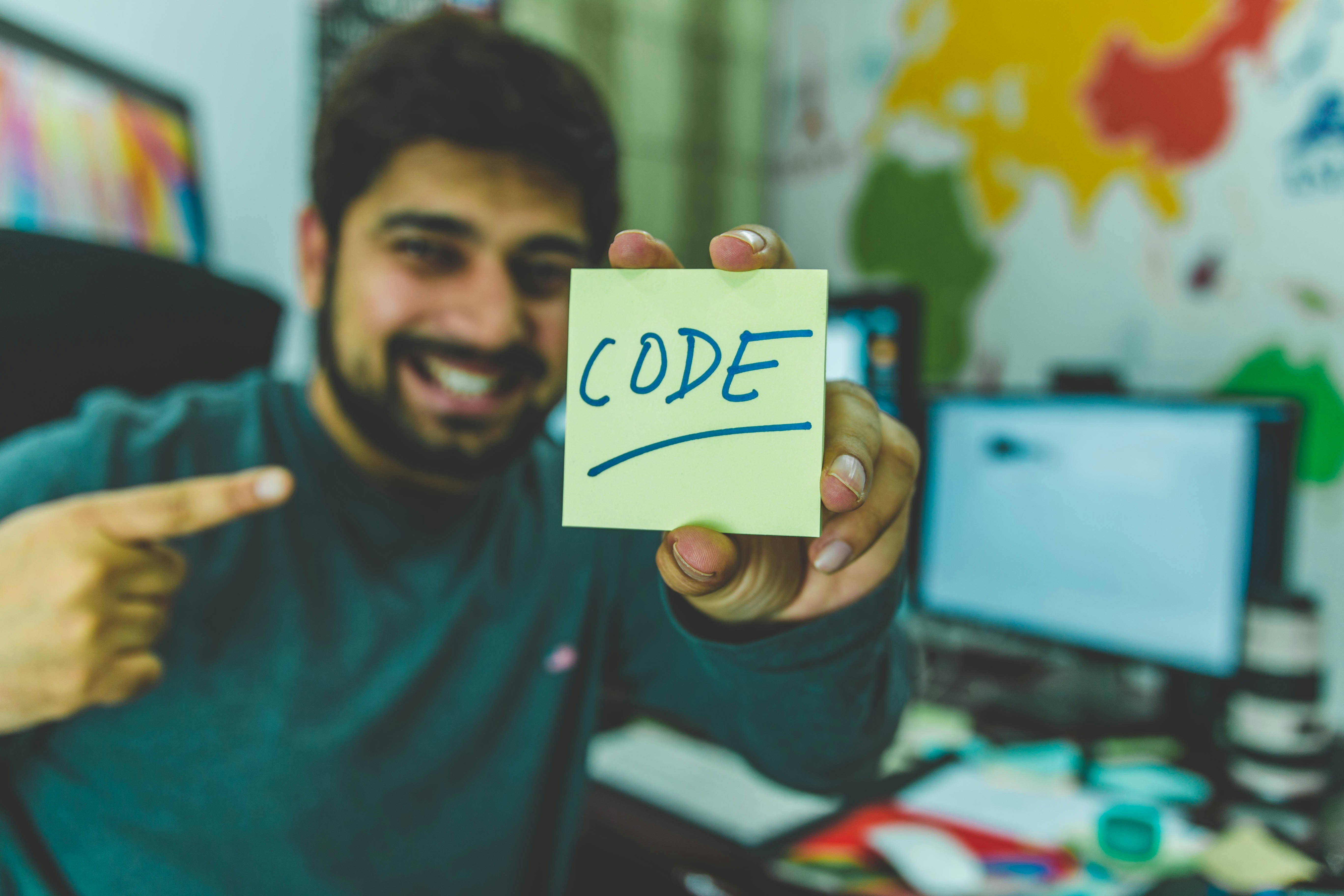 Person coding