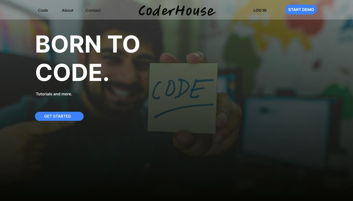 CoderHouse Educational Platform Design - Modern UI UX Interface Web Design Project by MrBanika